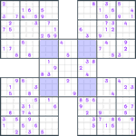 Samurai Sudoku #16