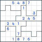 Jigsaw Sudoku #38