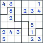 Jigsaw Sudoku #45