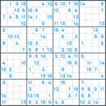 Sudoku X #21