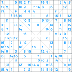 Sudoku X #22