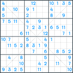 Sudoku X #44