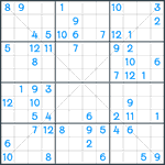 Sudoku X #55