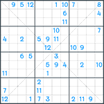 Sudoku X #57