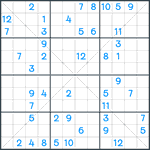 Sudoku X #58