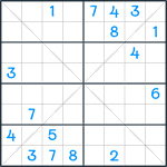 Sudoku X #80