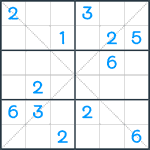 Sudoku X #92