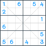 Sudoku X #95