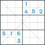 Sudoku X #96