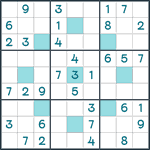 Asterisk Sudoku #1