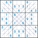 Bold X Sudoku #2