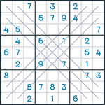 Bold X Sudoku #5