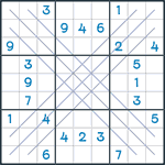 Bold X Sudoku #9