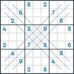 Bold X Sudoku #12