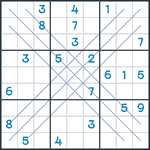 Bold X Sudoku #13