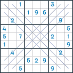 Bold X Sudoku #18