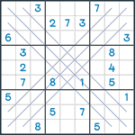 Bold X Sudoku #19