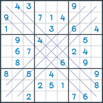 Bold X Sudoku #23