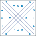 Bold X Sudoku #37