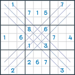 Bold X Sudoku #38