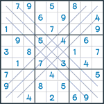 Bold X Sudoku #41