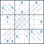 Bold X Sudoku #57