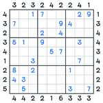 Skyscrapers Sudoku #9