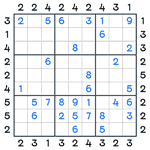 Skyscrapers Sudoku #21
