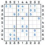 Skyscrapers Sudoku #22