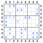 Skyscrapers Sudoku #23