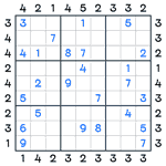 Skyscrapers Sudoku #26