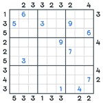 Skyscrapers Sudoku #37