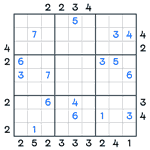 Skyscrapers Sudoku #39