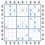 Skyscrapers Sudoku #46