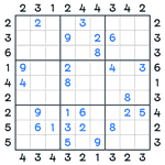 Skyscrapers Sudoku #50