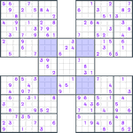 Samurai Sudoku #45