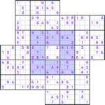 Windmill Sudoku #25