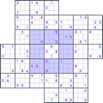 Windmill Sudoku #34