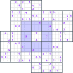 Windmill Sudoku #37