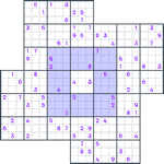 Windmill Sudoku #38