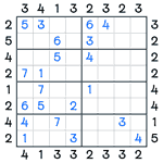 Skyscrapers Sudoku #89