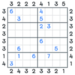 Skyscrapers Sudoku #95