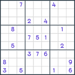 Anti-King Sudoku #77