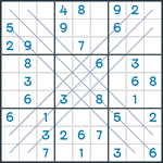 Bold X Sudoku #61