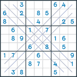 Bold X Sudoku #65