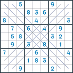 Bold X Sudoku #66