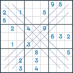 Bold X Sudoku #67