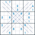 Bold X Sudoku #68