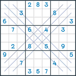 Bold X Sudoku #70