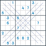 Bold X Sudoku #71